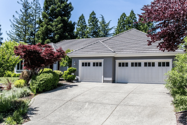 Exterior garage
